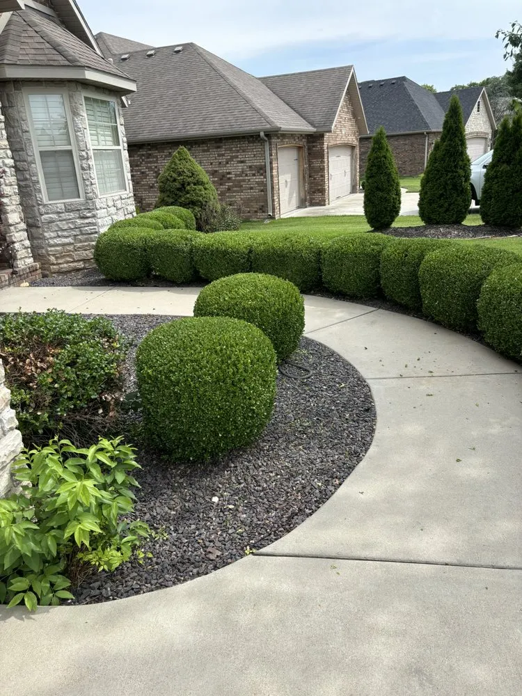 Reliable outdoor landscaping for year-round maintenance in Springfield, MO by Luxe Lawn Service