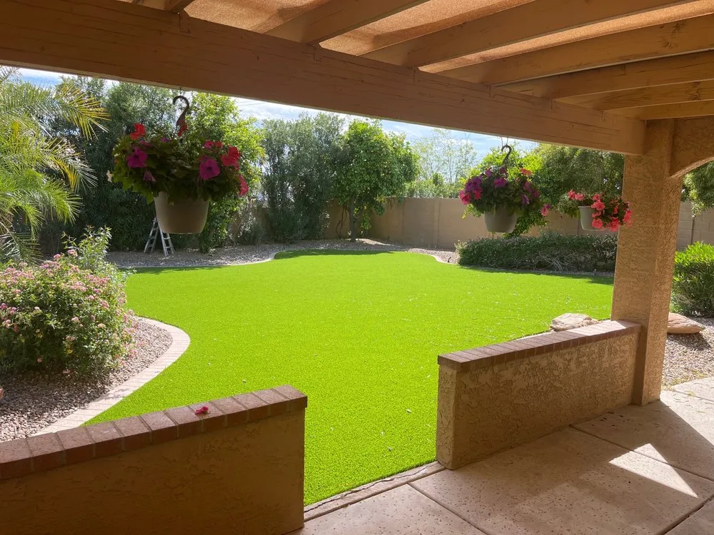 Top-rated landscape design in Gilbert, AZ by Luxe Lawns
