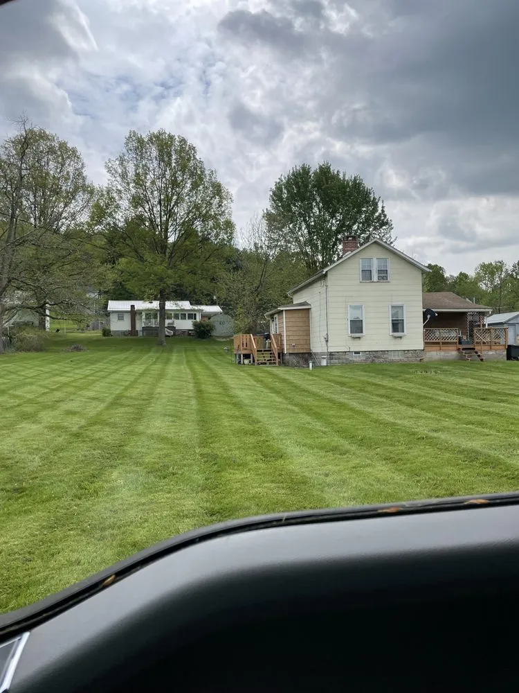 Custom residential landscaping in Hopwood, PA by Luxscape Maintenance and Design