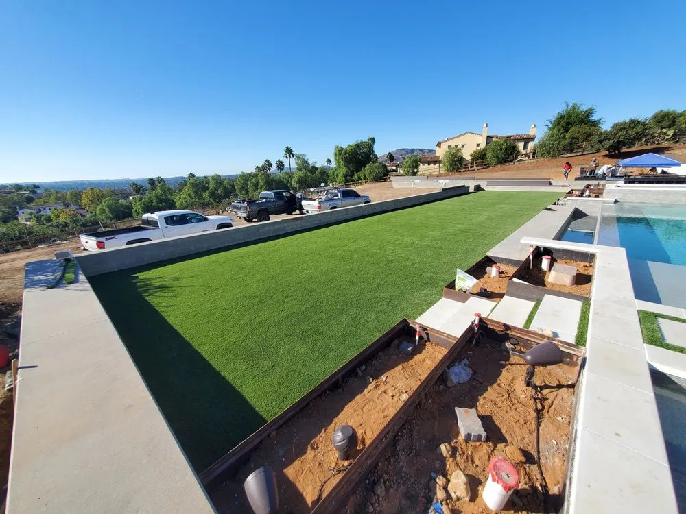 Top-rated lawn mowing service for outdoor upgrades in Escondido, CA by Luxurious Landscape Living