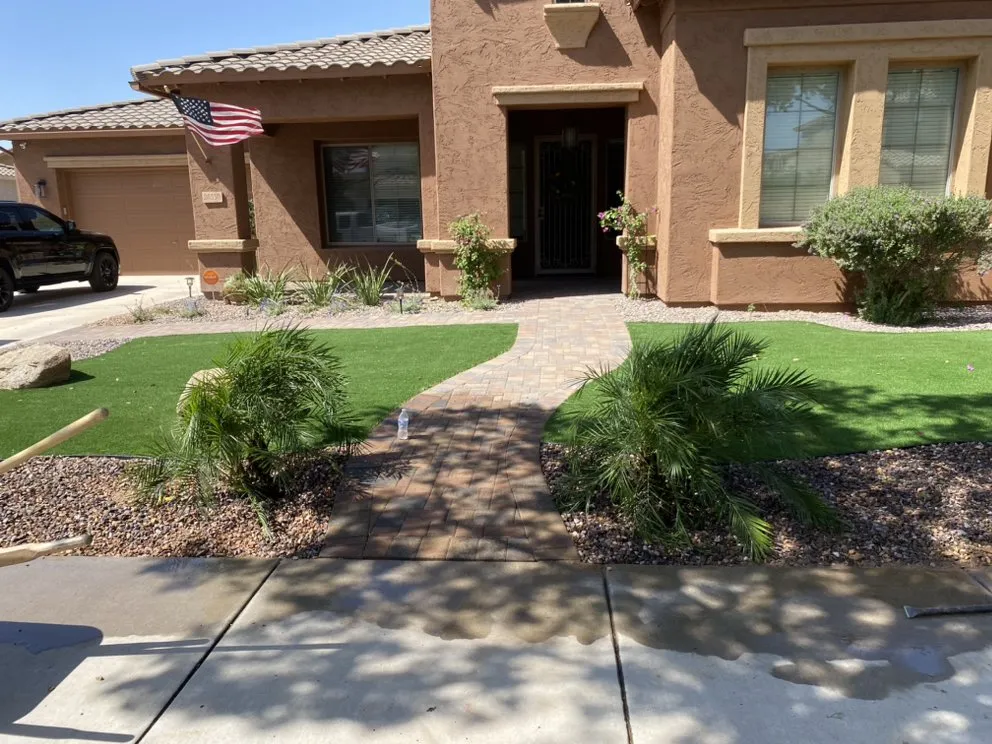 Trusted yard maintenance for homes in Queen Creek, AZ by Luxury & Beyond Lanscaping