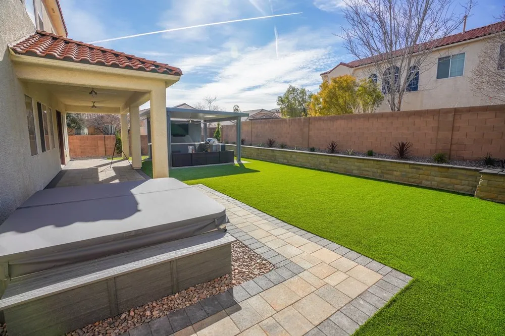 Affordable garden landscaping in Las Vegas, NV by Luxury Custom Landscapes