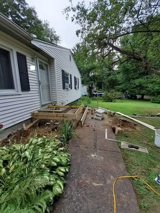 Professional landscape design with custom design in Sunderland, MA by Luxury Land