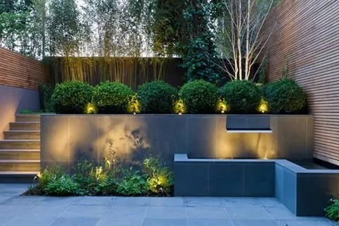 Professional outdoor landscaping with custom design in Miami, FL by Luxury Landscape Architects