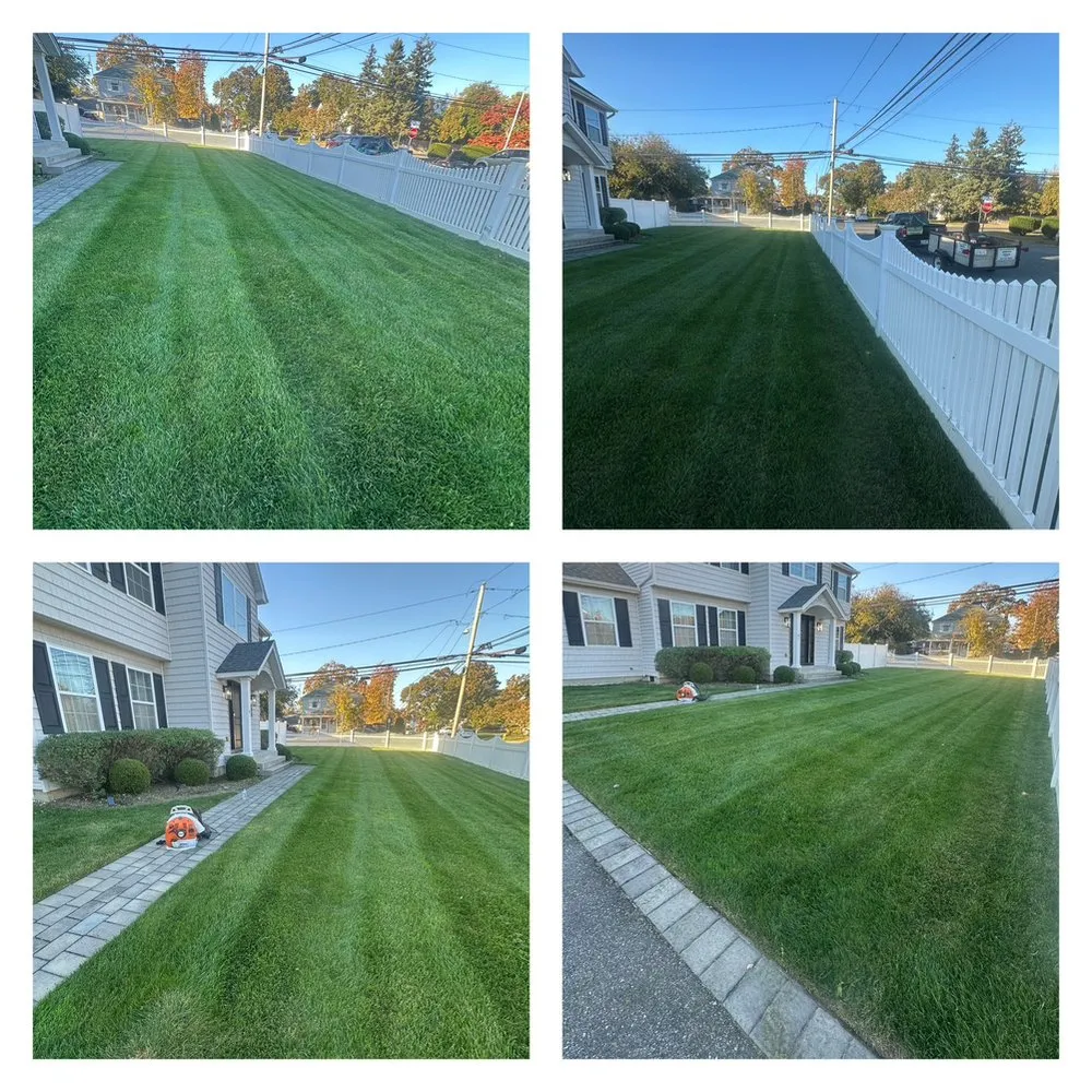 Custom yard cleanup service for residential properties across Bay Shore, NY - Luxury Landscape Construction