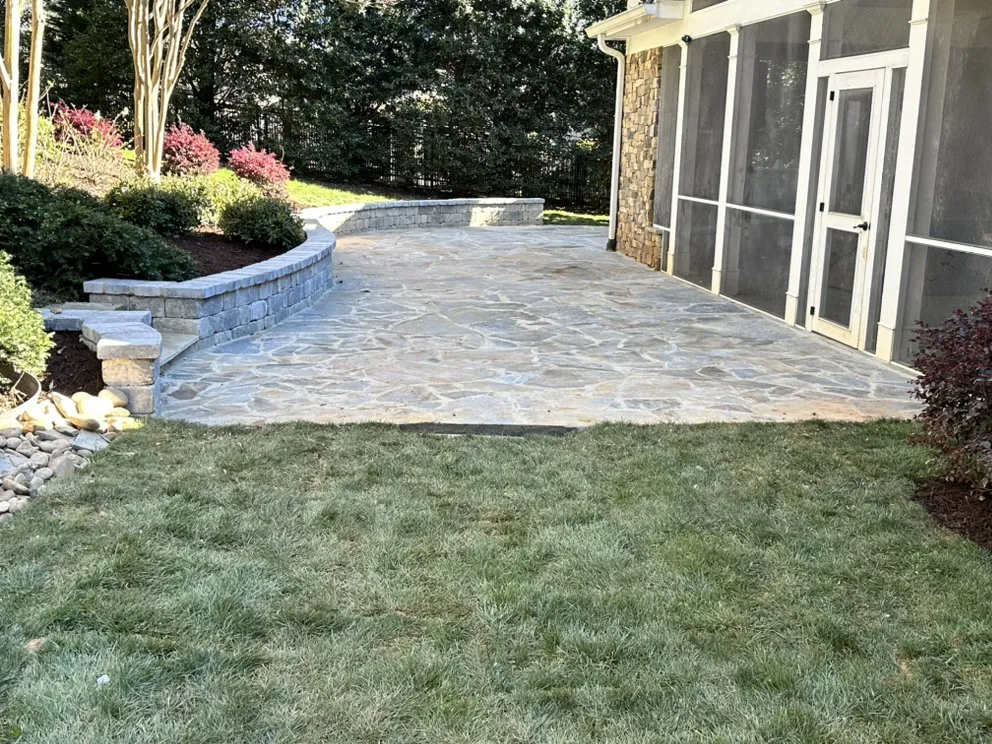 Professional garden landscaping in Greer, SC by Luxury Landscapes