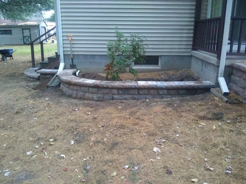 Custom yard cleanup service for residential properties in Holley, NY by Luxury Landscaping & Excavation