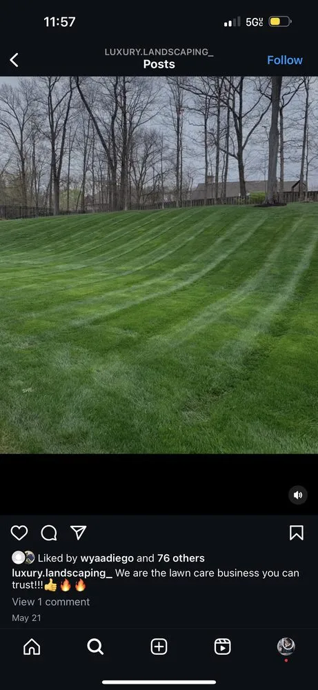 Custom garden landscaping in Gainesville, GA by Luxury Landscaping