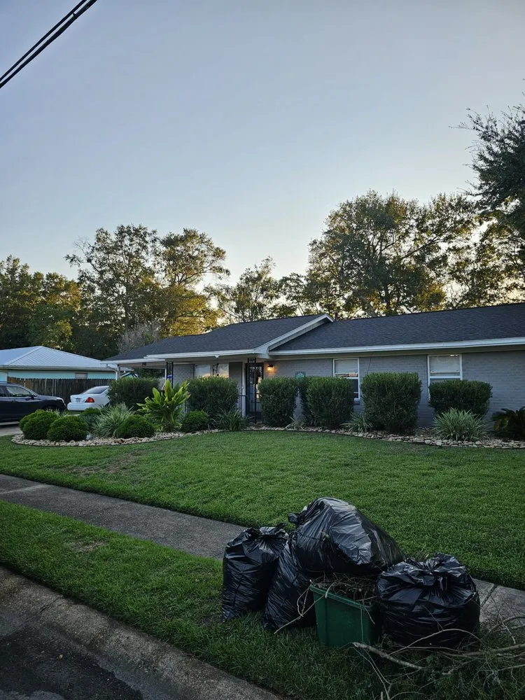 Professional residential landscaping for residential properties in Biloxi, MS by Luxury Lawn Care