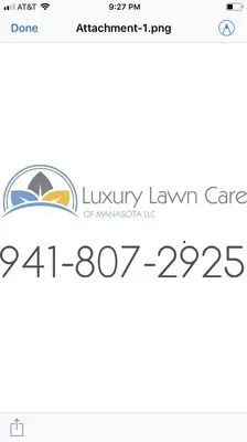 Luxury Lawn Care of Manasot Logo