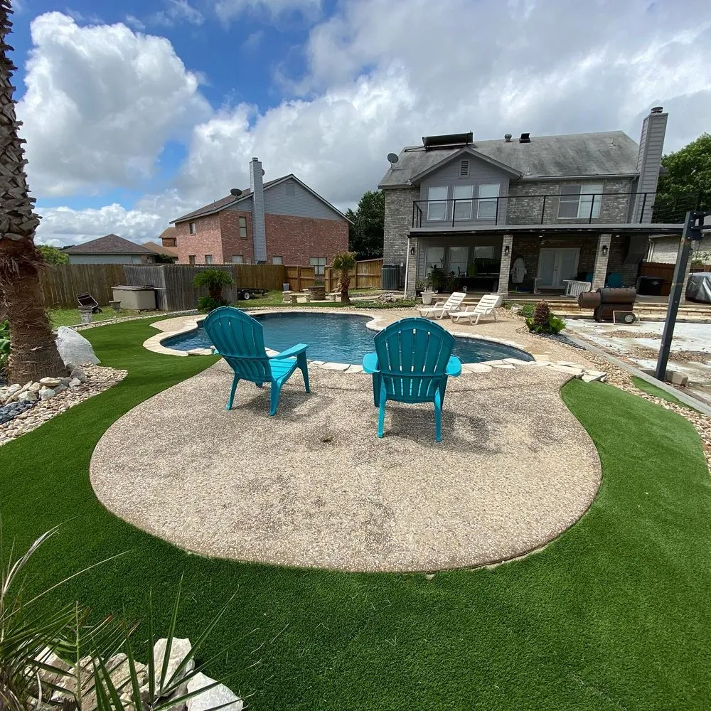 Expert lawn mowing service in San Antonio, TX by Luxury Outdoor TX