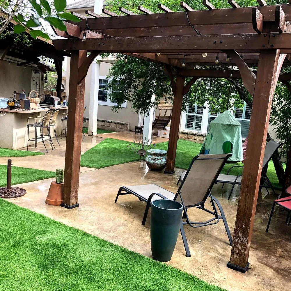 Professional landscape design in San Antonio, TX by Luxury Outdoor TX