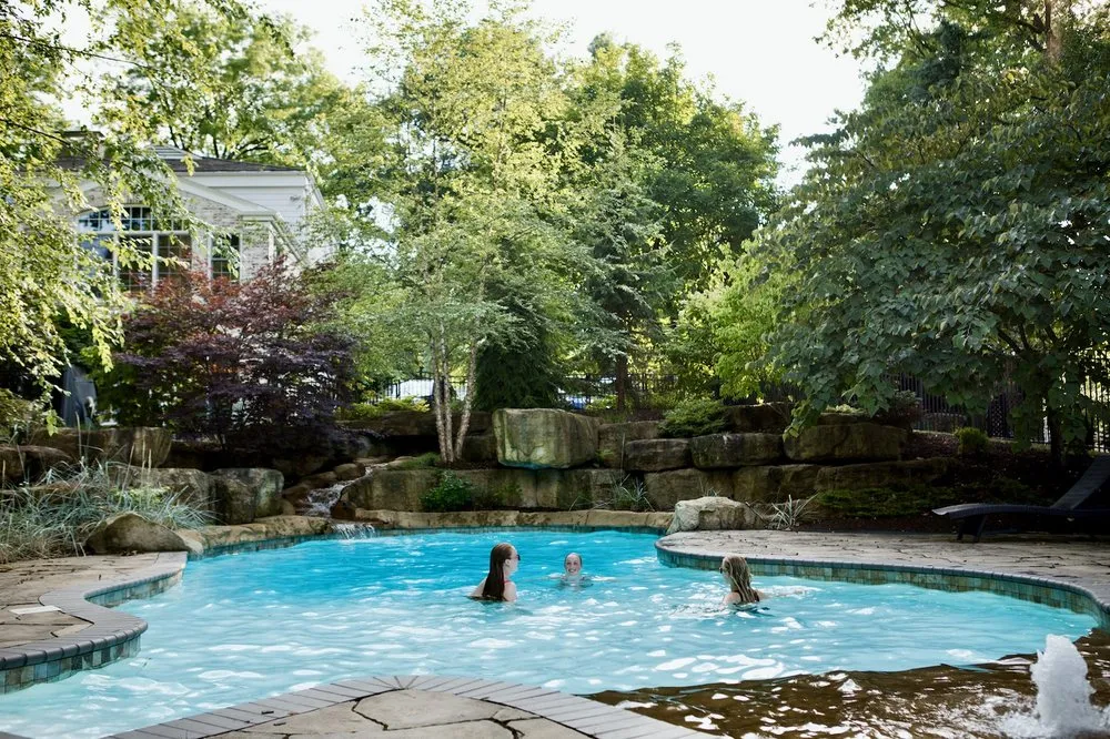Custom outdoor landscaping experts serving Venetia, PA - Luxury Pools & Waterfalls