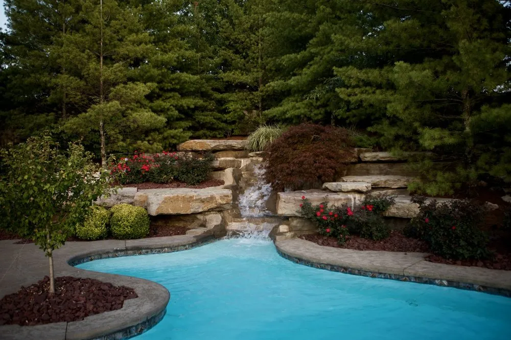 Professional yard maintenance in Venetia, PA by Luxury Pools & Waterfalls