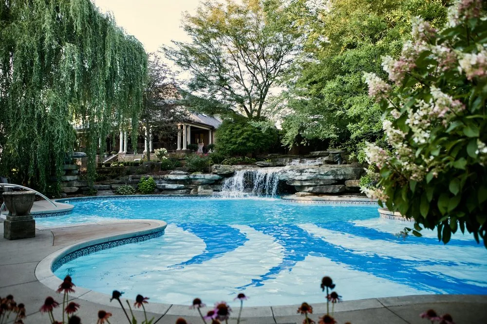 Professional yard maintenance in Venetia, PA by Luxury Pools & Waterfalls