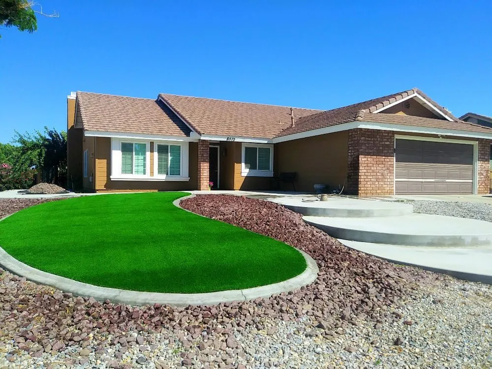 Expert outdoor landscaping with custom design in Victorville, CA by L&V Artificial Grass