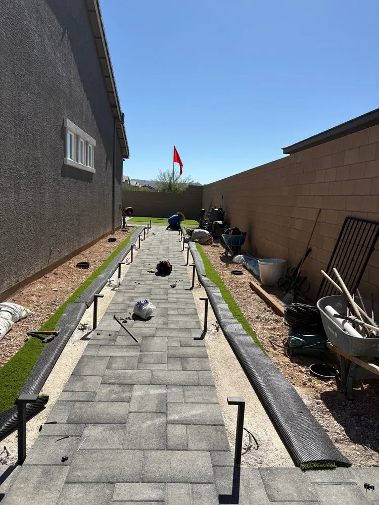 Affordable outdoor landscaping for outdoor upgrades across Las Vegas, NV - LV Brothers Construction
