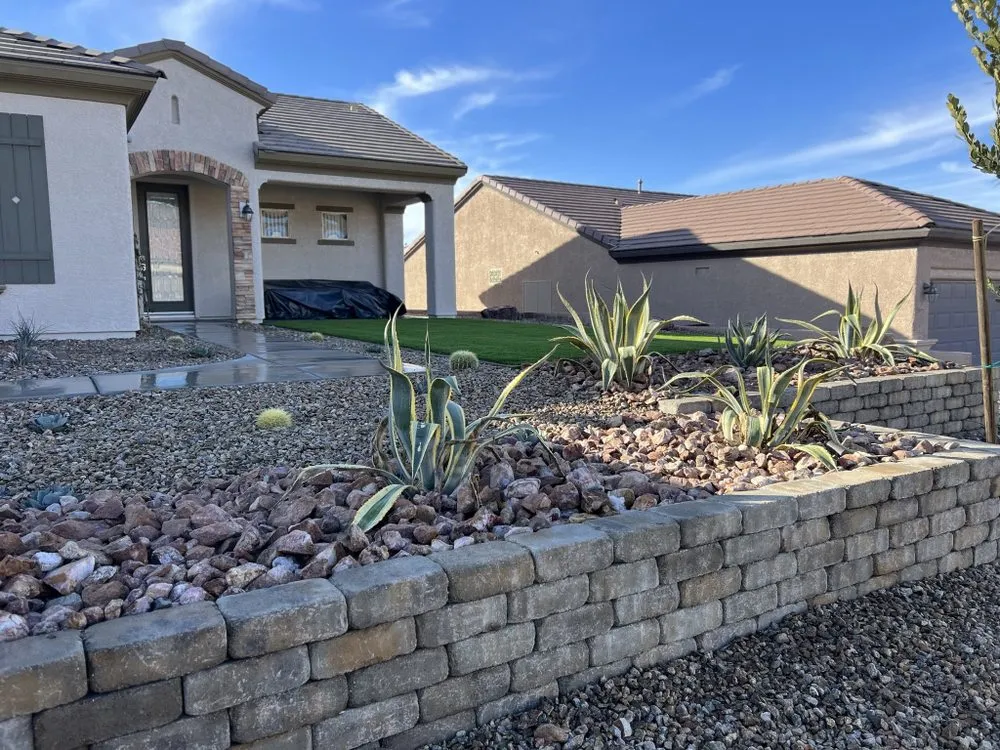 Expert landscape installation in Las Vegas, NV by LV Design Landscaping
