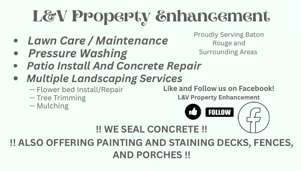 Custom garden landscaping in Walker, LA - L&V Property Enhancement