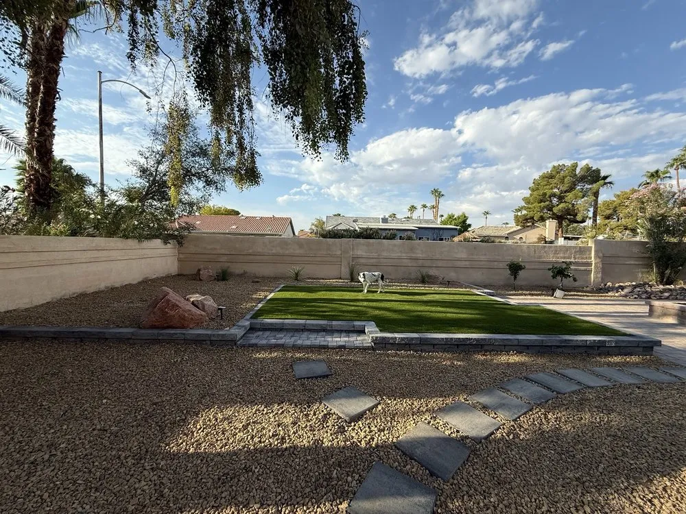 Professional residential landscaping in Las Vegas, NV by LV Synthetic Grass