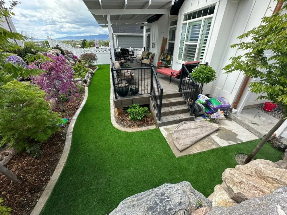 Expert landscape installation in Salt Lake City, UT by LV Synthetic Grass