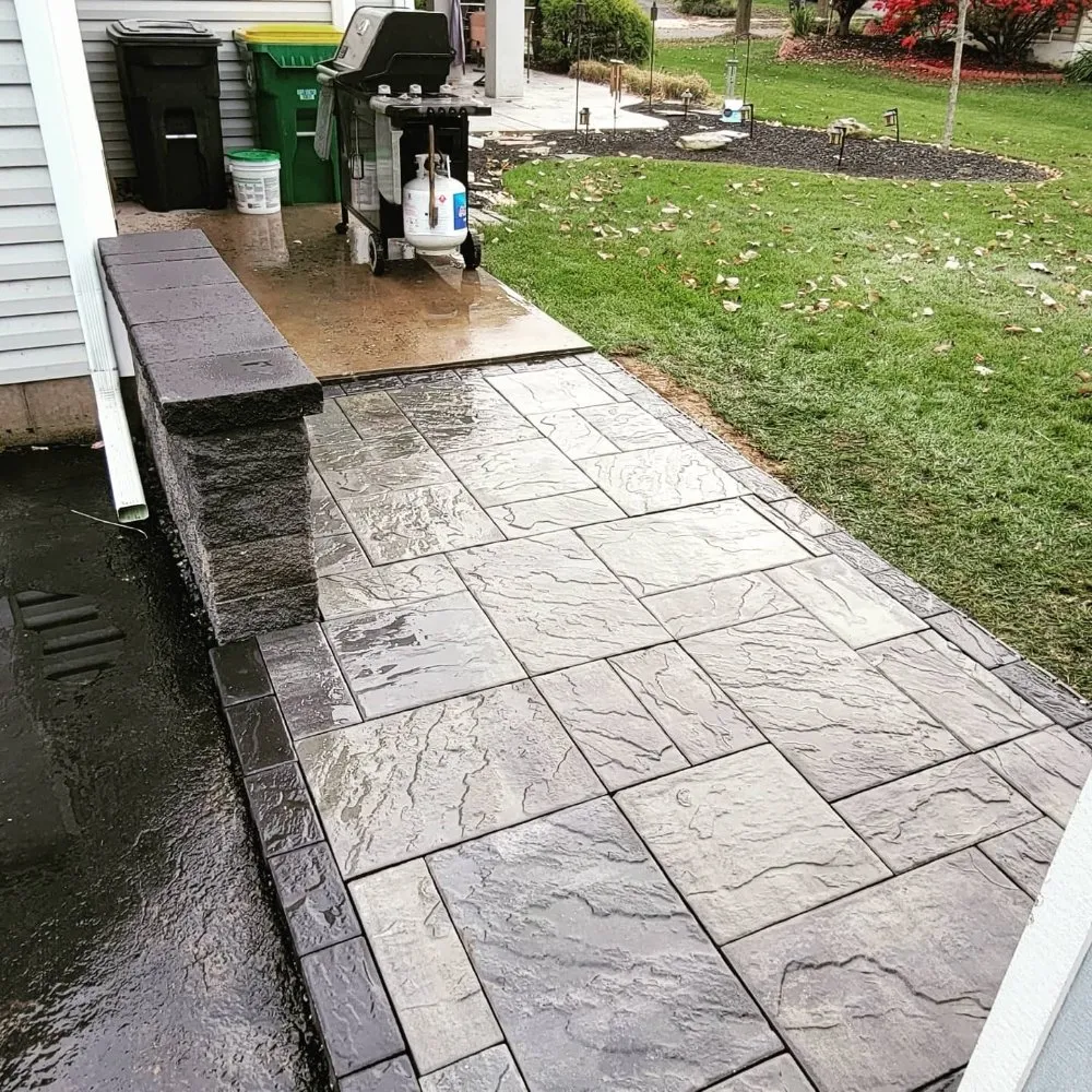 Custom landscape design with custom design in Allentown, PA by Lvpm Landscaping And Excavation