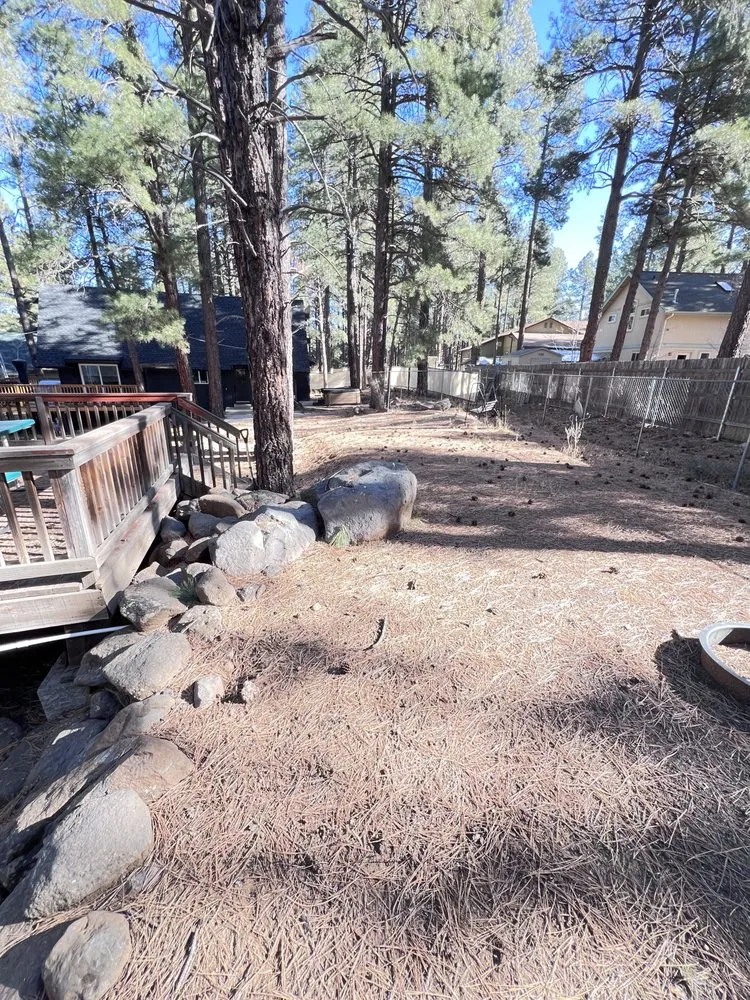 Custom garden landscaping in Flagstaff, AZ by LW Hardscapes