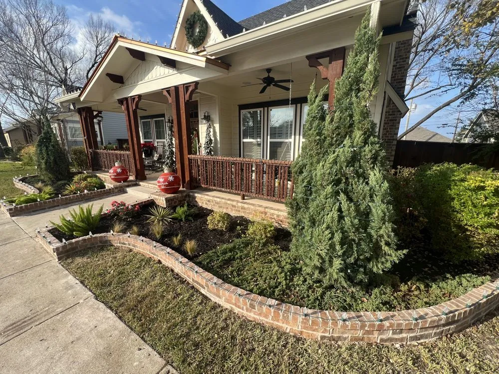 Expert landscape design for beautiful yards in Midlothian, TX by LW Landscaping