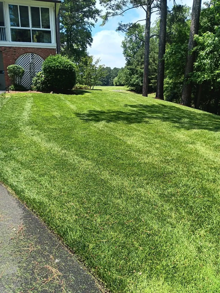 Custom lawn mowing service for residential properties across Suffolk, VA - LW Lawn Service