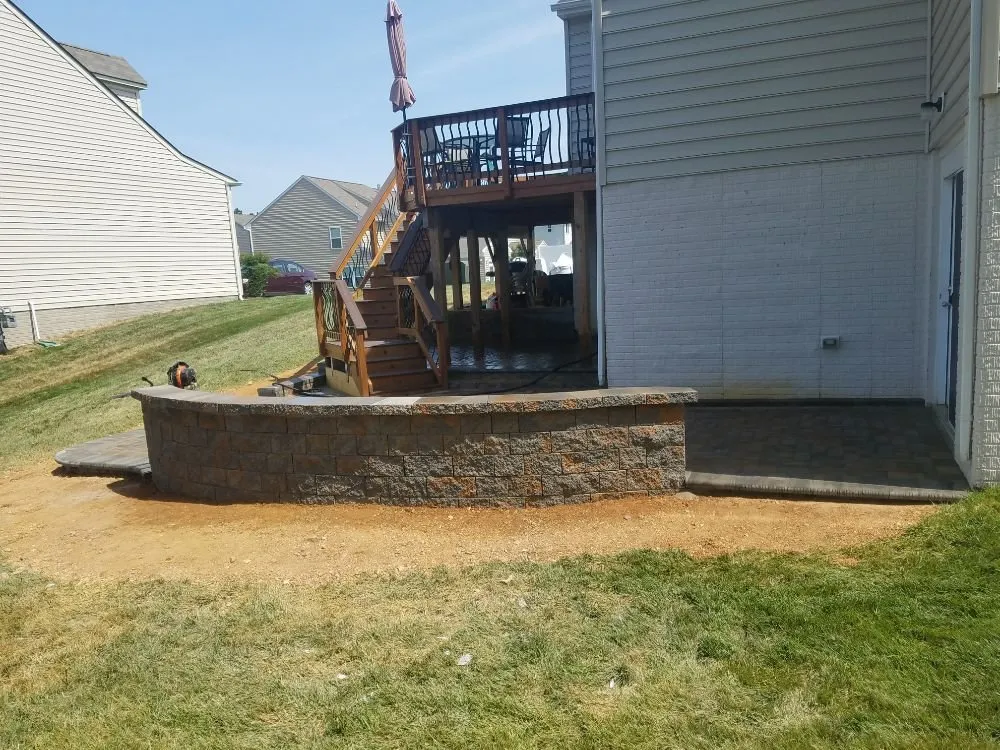 Reliable residential landscaping with custom design in Woodbridge, VA by LWS Lanscape Work Services