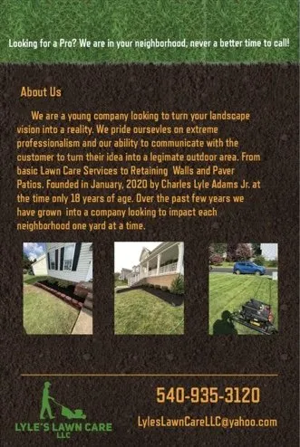 Trusted landscape design in Stafford, VA by Lyle’s Lawn Care