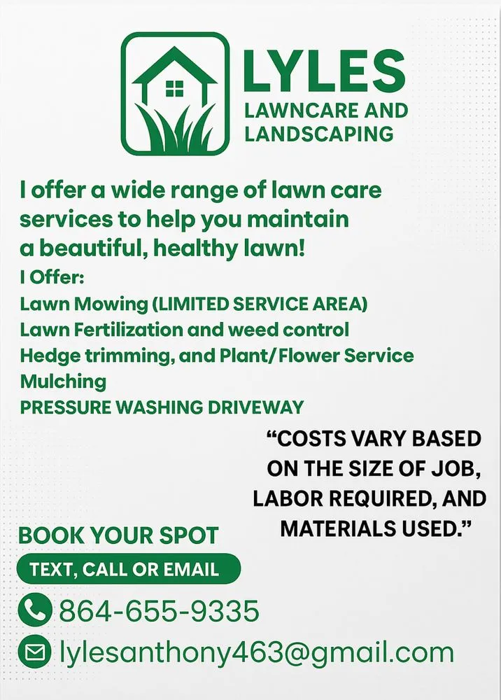Professional landscaping services for residential properties in Roebuck, SC by Lyles Lawncare