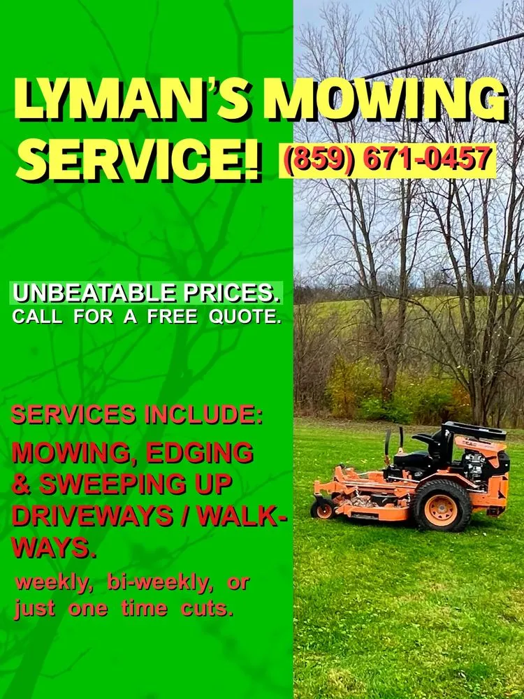 Professional landscape design in Berea, KY by Lyman’s Mowing Service