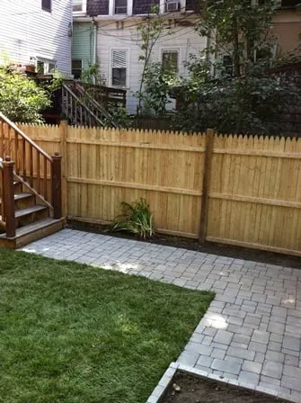 Expert yard cleanup service with custom design in West Roxbury, MA by Lynch Landscaping