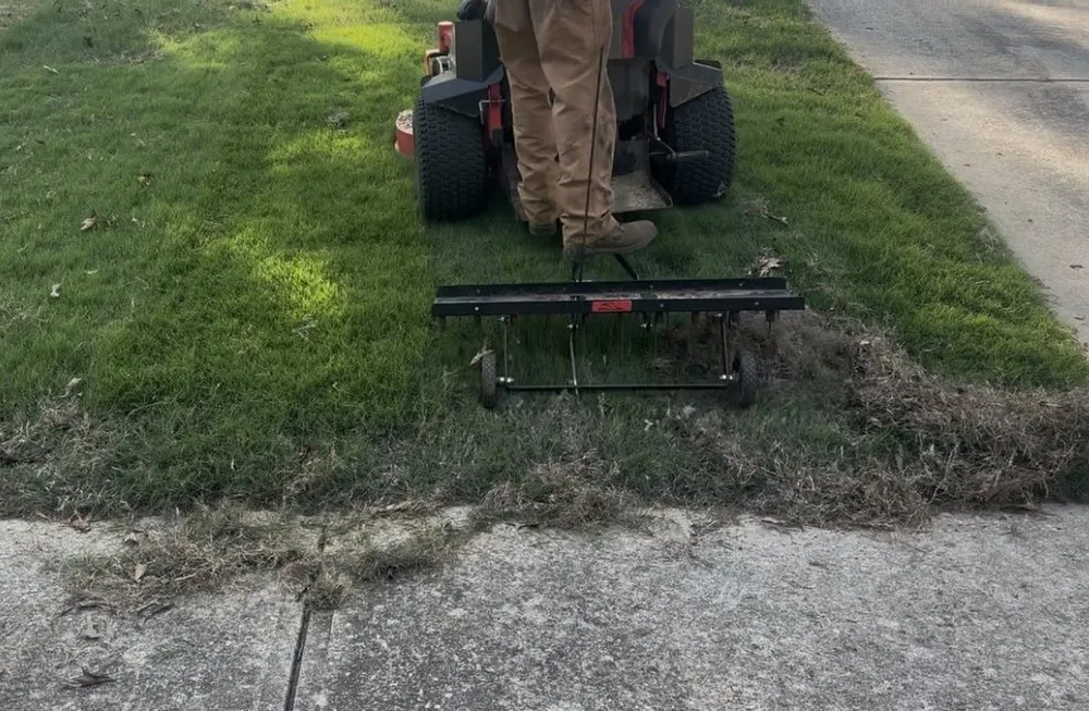 Expert lawn mowing service for year-round maintenance in Jefferson, GA by Lynch Lawncare & Landscaping