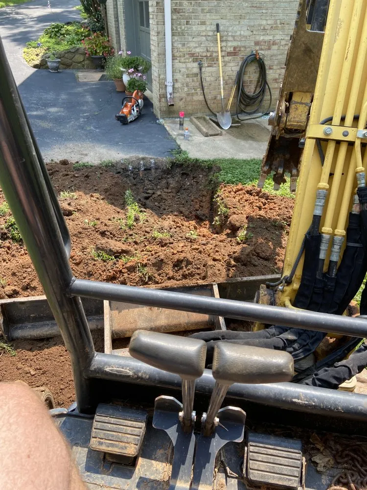Custom landscape installation in Evington, VA - Lynchburg Property Works
