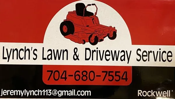 Lynch’s Lawn and Driveway Service Logo