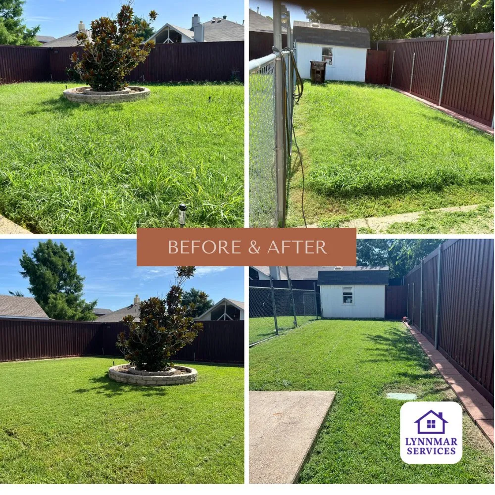 Affordable landscape design in Krum, TX by Lynnmar Services