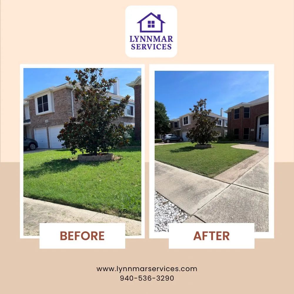 Expert garden landscaping in Krum, TX by Lynnmar Services