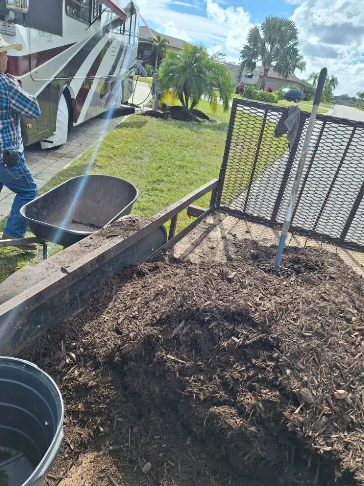 Custom landscape installation for beautiful yards in Lakeland, FL by Lynn's Landscaping