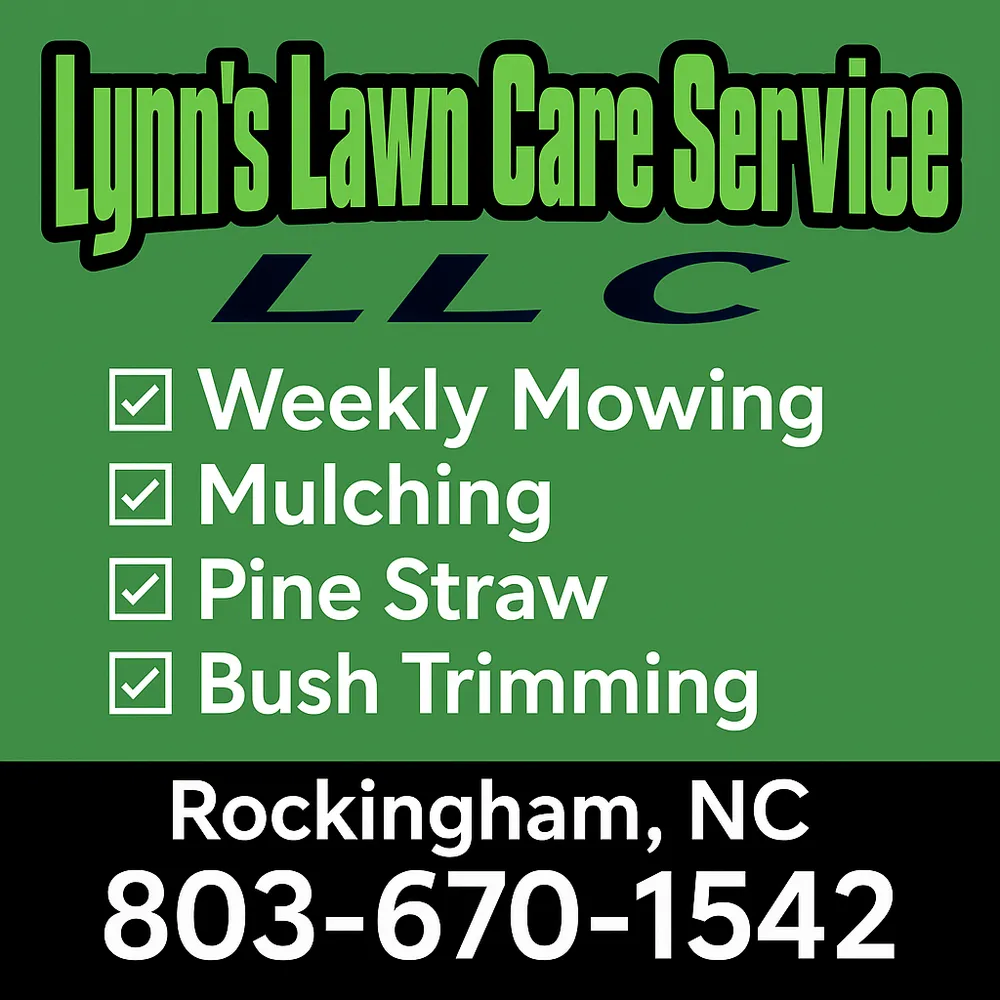 Affordable landscaping services in Rockingham, NC by Lynn’s Lawn Care Service