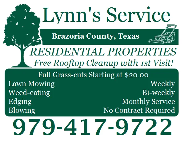 Top-rated residential landscaping near you across West Columbia, TX - Lynn's Service