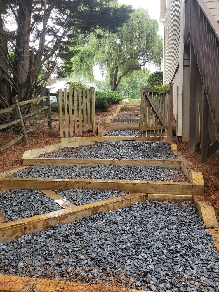 Professional landscape installation with custom design across Lindale, GA - Lynx Property Management