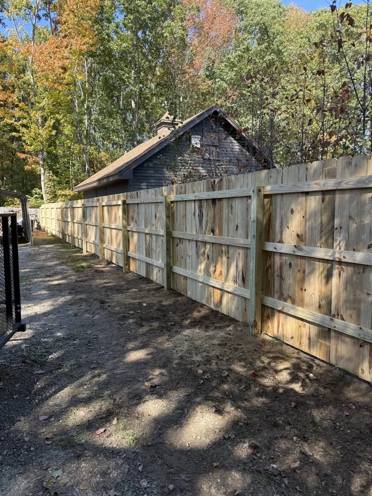 Local yard cleanup service in Topsham, ME by Lyons Fence and Landscapes