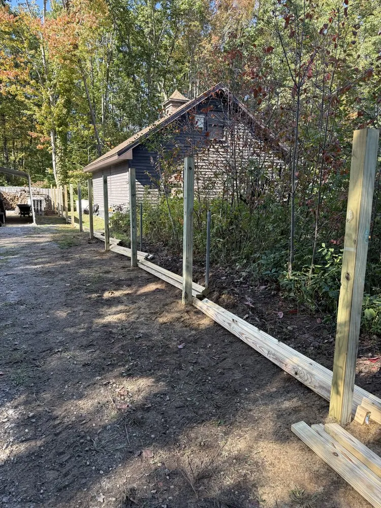 Affordable yard cleanup service for beautiful yards in Topsham, ME by Lyons Fence and Landscapes