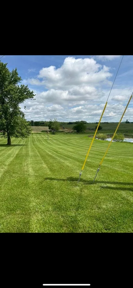 Custom landscaping services with custom design in Brandenburg, KY by L&Z Mowing