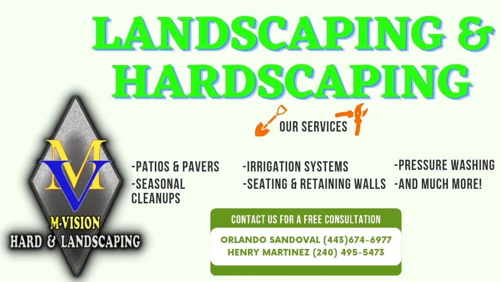 Custom landscape installation in Lanham, MD by M - vision Hard and Landscaping