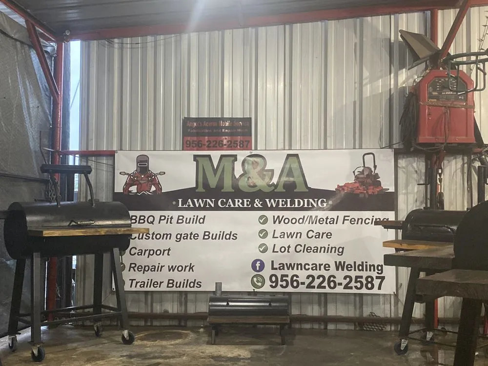 Custom garden landscaping for beautiful yards in Rio Hondo, TX by M & A Lawn Care And Welding