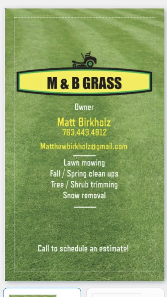 Professional lawn care service in Monticello, MN by M & B grass