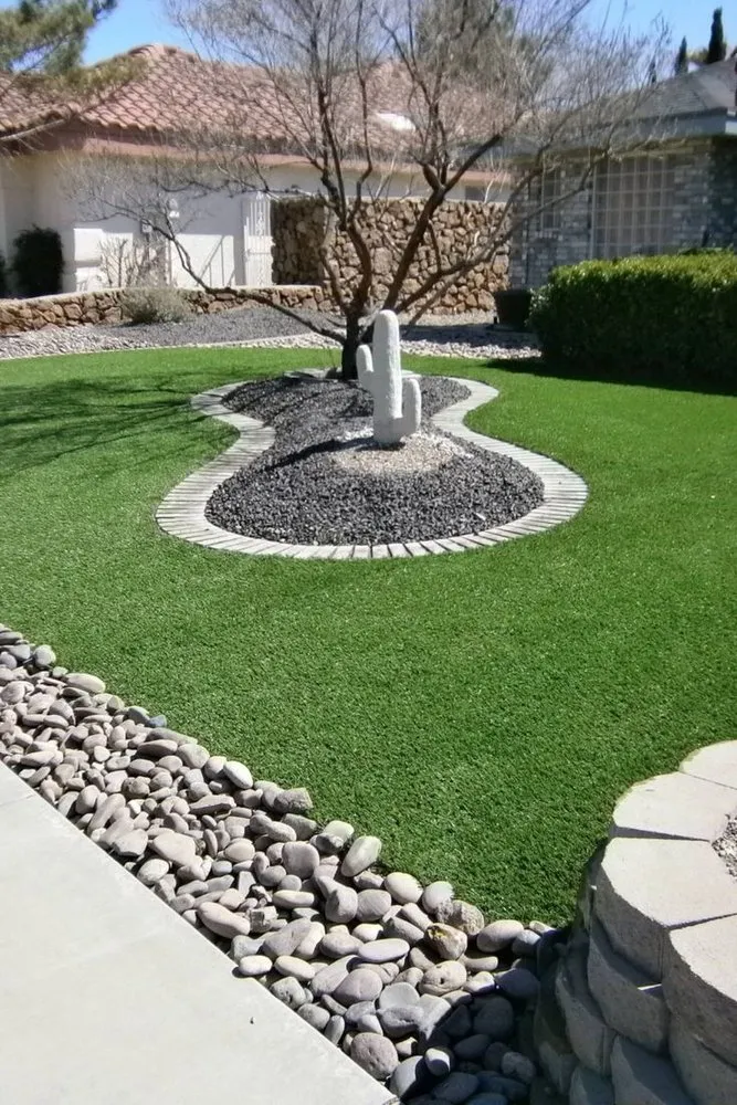 Affordable lawn care service for homes in Tulare, CA by M & B Trash Talk & Landscape